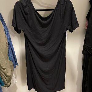 L black casual dress